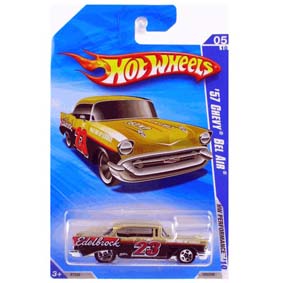 Carrinho da Coleção 2010 Hot Wheels Chevy Bel Air (1957)