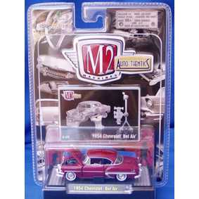 Carrinho de Coleção M2 Machines Chevrolet Bel Air (1954) série 4A R04A 31500