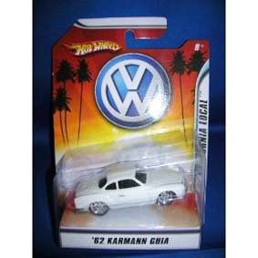Carrinho Hot Wheels VW Volkswagen Karmann Ghia (1962) da Mattel