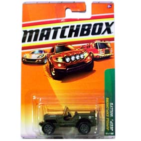 Carrinho Matchbox Coleção 2010 Jeep Willys (verde)