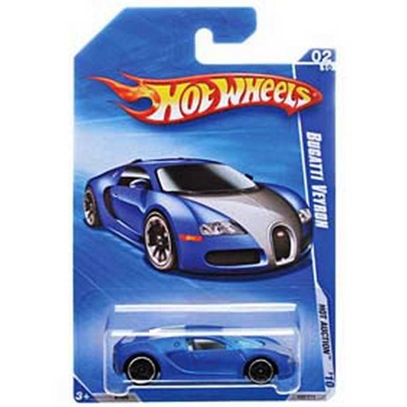 Carrinhos Hot Wheels 2010 Bugatti Veyron Azul Series 158 R7585