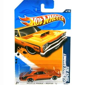 Carrinhos Hot Wheels Catálogo 2012 :: 69 Dodge Coronet Super Bee V5387 4/10 84/247