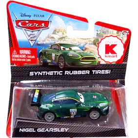 Carros 2 Brinquedos Nigel Gearsley ( Filme Cars 2 Mattel Raro ) pneu de borracha