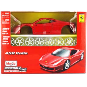 Carros para montar Ferrari 458 Italia (nível 1) não requer cola e tinta