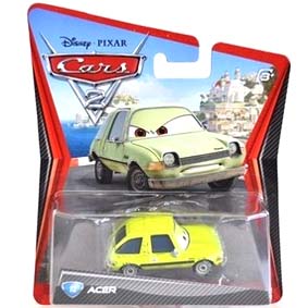 Cars 2 Carrinhos Acer / Miniaturas do Filme Carros 2 Mattel Disney Pixar