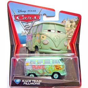 Cars 2 Coleção Mattel Disney Pixar / Race Team Fillmore Filme Carros 2