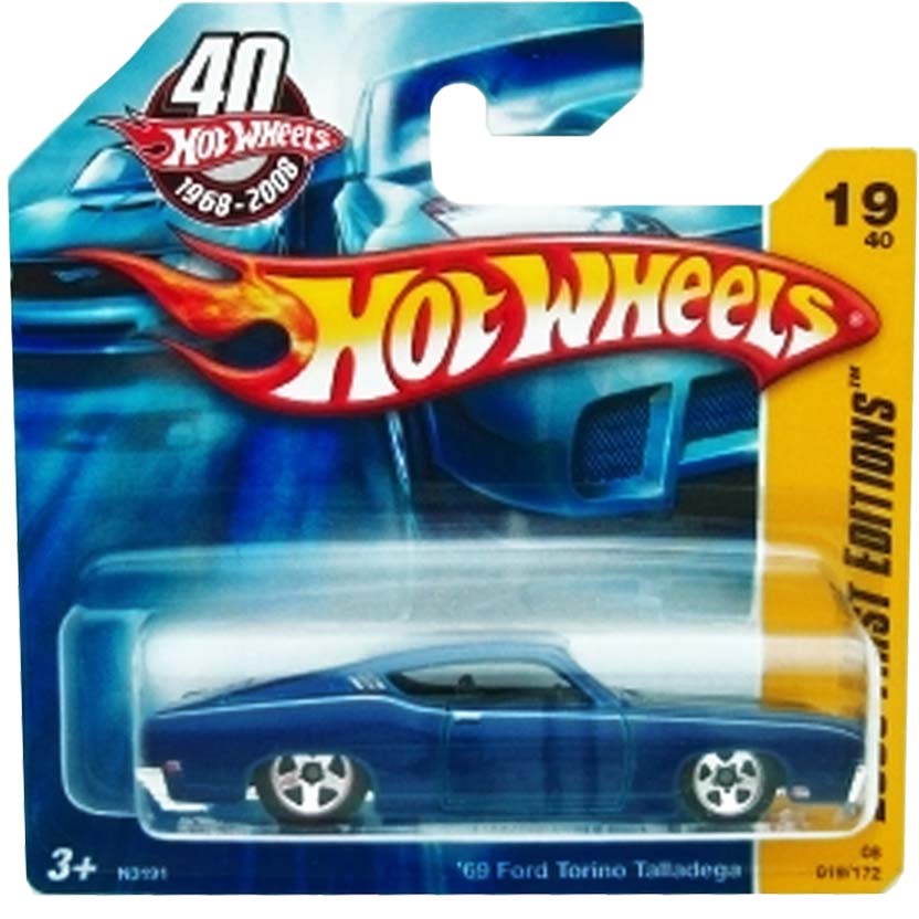 Catálogo 2008 Hot Wheels 69 Ford Torino Talladega N3191 series 19/40 019/172