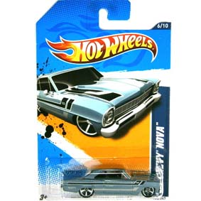 Catálogo Hot Wheels 2012 :: 66 Chevy Nova (1966) V5409 series 6/10 106/247