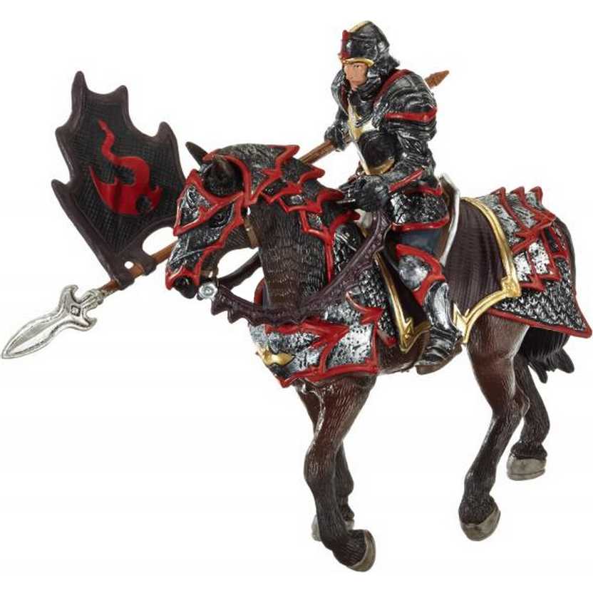Cavaleiro com lança marca Schleich - 70102 Dragon Knight on Horse with Lance