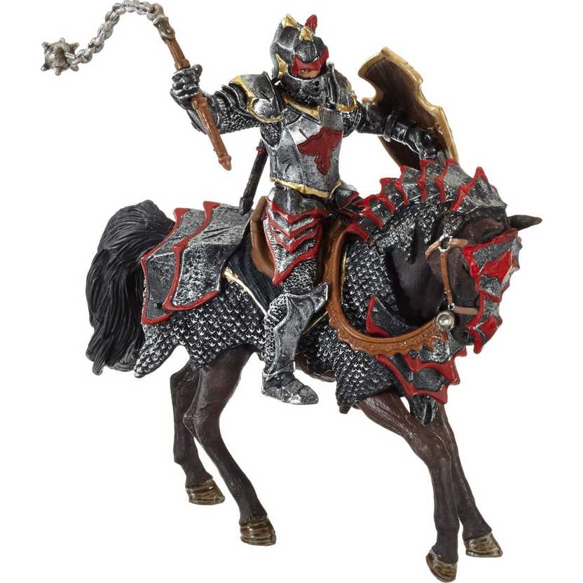 Cavaleiro do dragão no cavalo marca Schleich - 70101 Dragon Knights With Horse