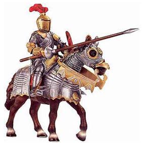 Cavaleiro montado com lança 70017