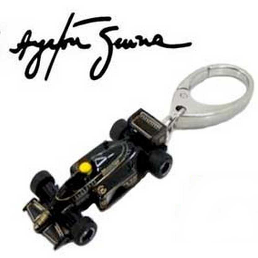 Chaveiro da coleção Ayrton Senna Kyosho F1 Collection Lotus 97T Renault (1985)