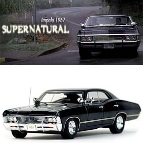 Chevrolet Impala 4 portas Sobrenatural TSM (1967) Chevy Impala Supernatural escala 1/43