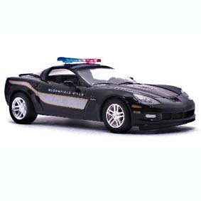 Chevy Corvette Z06 Bloomfield Hills, MI Police (Greenlight Hot Pursuit R2 2008)