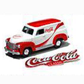 Chevy Panel Van (1950) c/ adesivo Coca-Cola