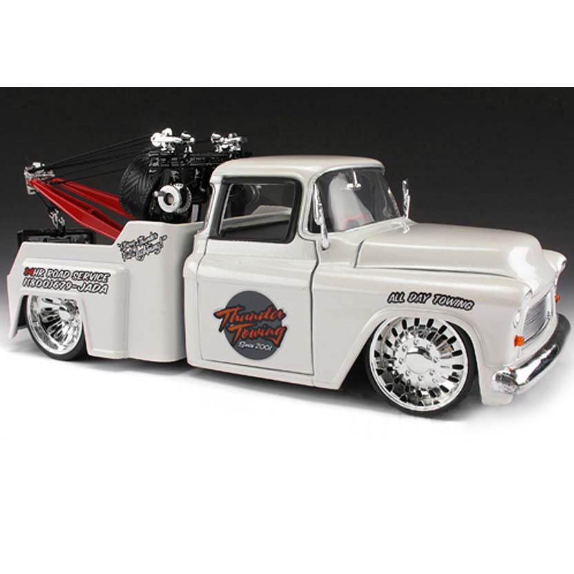 Chevy Stepside Tow Truck KK (1955) guincho escala 1/24