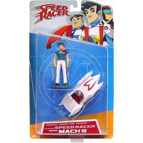 Classic Speed Racer with Mach 5 Diecast Figure and Vehicle