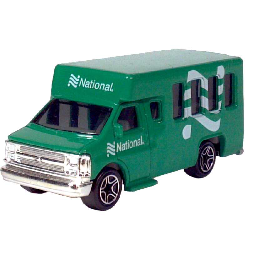 Coleção 1998 Matchbox Chevy Bus National series 5 #24 36458 escala 1/64 ...