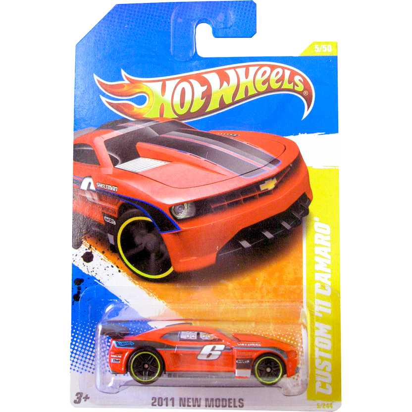 Coleção Hot Wheels 2011 Custom 11 Camaro vermelho series 5/50 T9675 ...