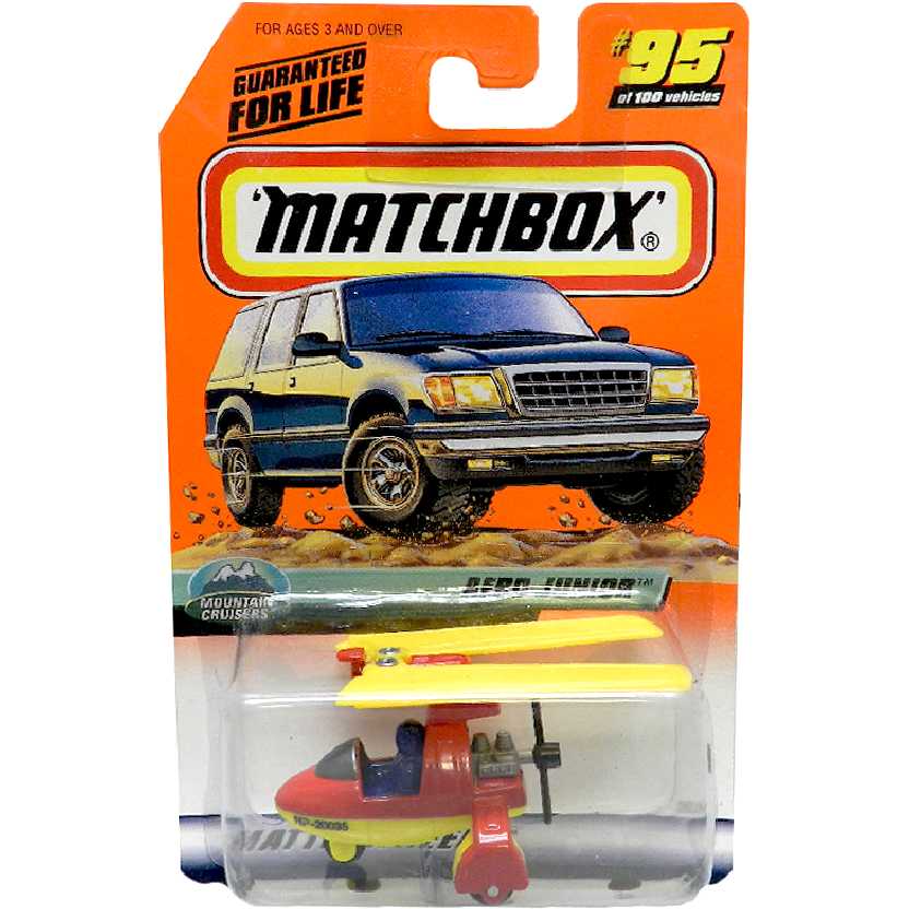 Coleção 1999 Matchbox Aero Junior #95 36269 escala 1/64