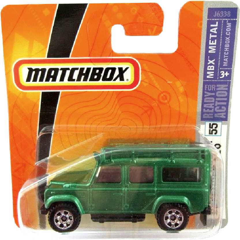 Coleção 2006 Matchbox 97 Land Rover Defender 110 series 55 J6338 escala 1/64
