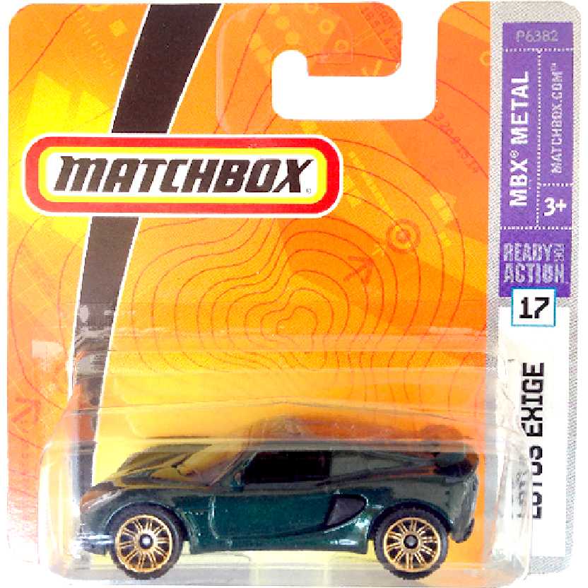 Coleção 2008 Matchbox Lotus Exige #17 P6382 escala 1/64