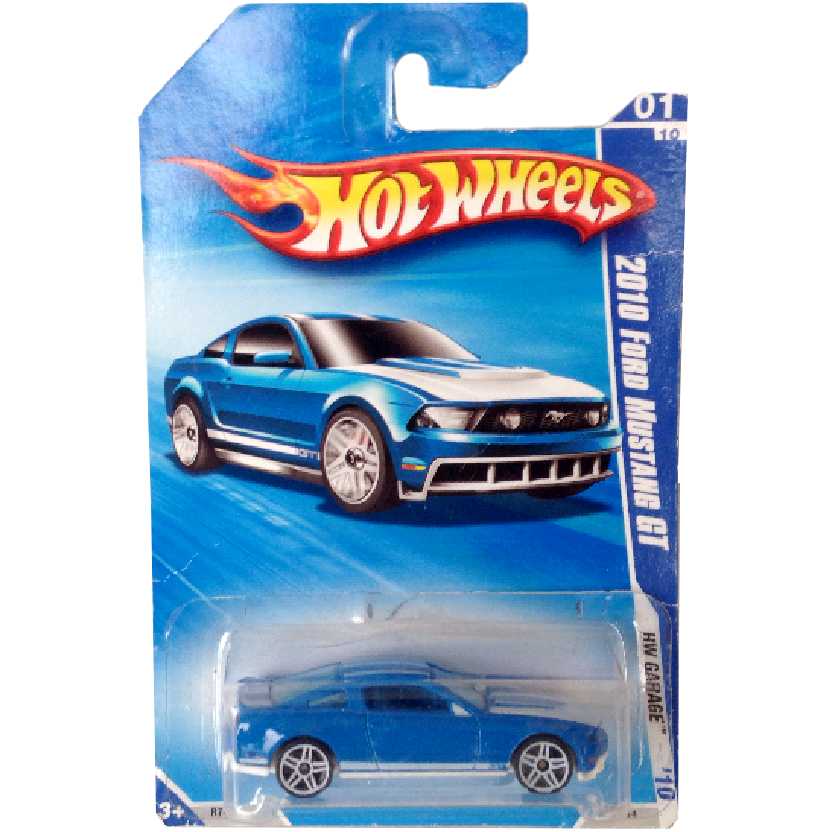 Coleção 2010 Hot Wheels 2010 Ford Mustang GT series 01/10 077/214 R7494 escala 1/64