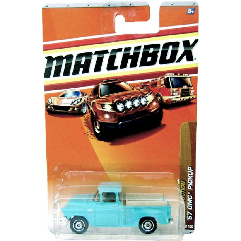 Coleção 2010 Matchbox Pickup GMC Stepside (1957) GM Marta Rocha R0464 escala 1/64