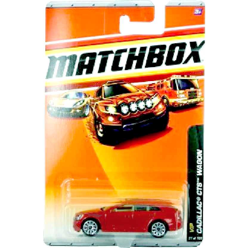 Coleção 2011 Matchbox Cadillac CTS Wagon 31/100 R0455 escala 1/64