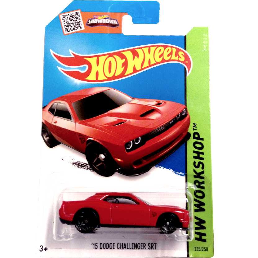 Coleção 2015 Hot Wheels 15 Dodge Challenger SRT Hellcat series 235/250 CFH12 escala 1/64