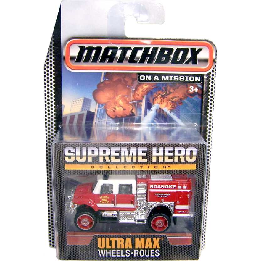 Coleção Bombeiros Matchbox Supreme Hero International WorkStar CGG06 escala 1/64