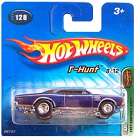 Coleção Hot Wheels 2005 Pontiac GTO (1967) T-Hunt Series 128 G6743 Raridades HW