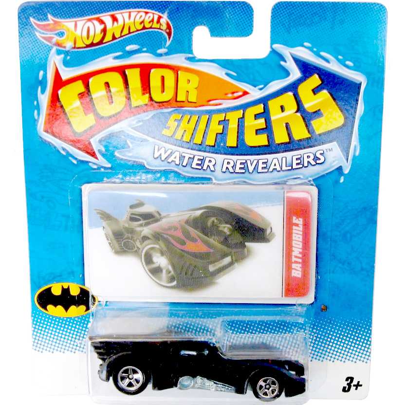 Coleção Hot Wheels 2010 Color Shifters Water Revealers Batmobile V0587 escala 1/64