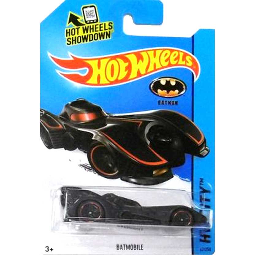 Coleção Hot Wheels 2015 Batman Batmobile series 62/250 CFK20 Batmóvel escala 1/64