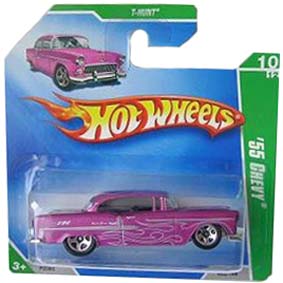 Coleção Hot Wheels linha 2009 55 Chevy T-Hunt Series 052 (HW Raros) P2360