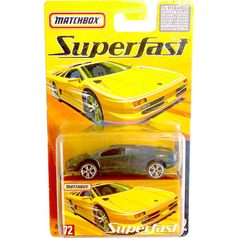 Coleção Matchbox Superfast 2005 Lamborghini Diablo #72 H7756 escala 1/64