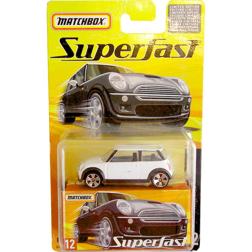 Coleção Matchbox Superfast 2005 Mini Cooper S #12 H7776 escala 1/64