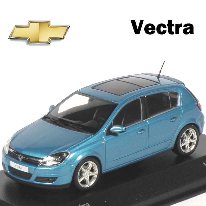 Coleção Minichamps carros inesquecíveis do Brasil Chevrolet Vectra GT Opel Astra (2004) 1/43