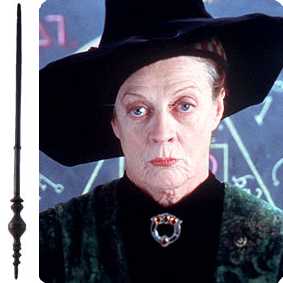 Coleção Varinhas Harry Potter - Professora Minerva McGonagall