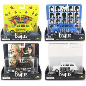 Conjunto Factory Entertainment com 4 taxis de Londres dos Beatles