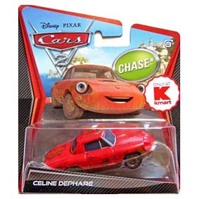 Disney Carros Celine Dephare com pneus de borracha (raro)