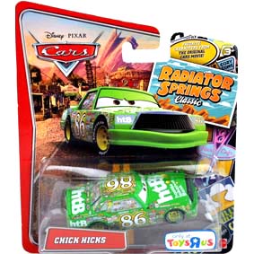 Disney Cars Pixar Chick Hicks #86 Radiator Springs Classic Diecast Mattel