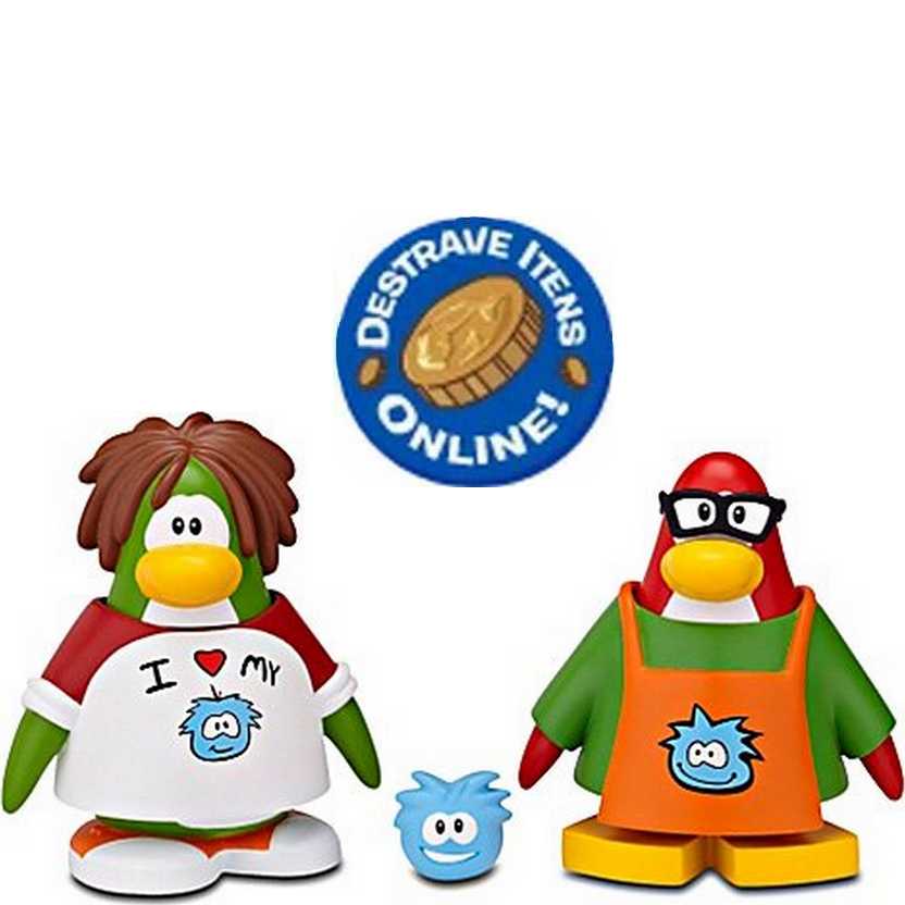 Disney Mix N Match Club Penguin Série 11 Puffle Friend T-Shirt e Puffle Friend Wolrd