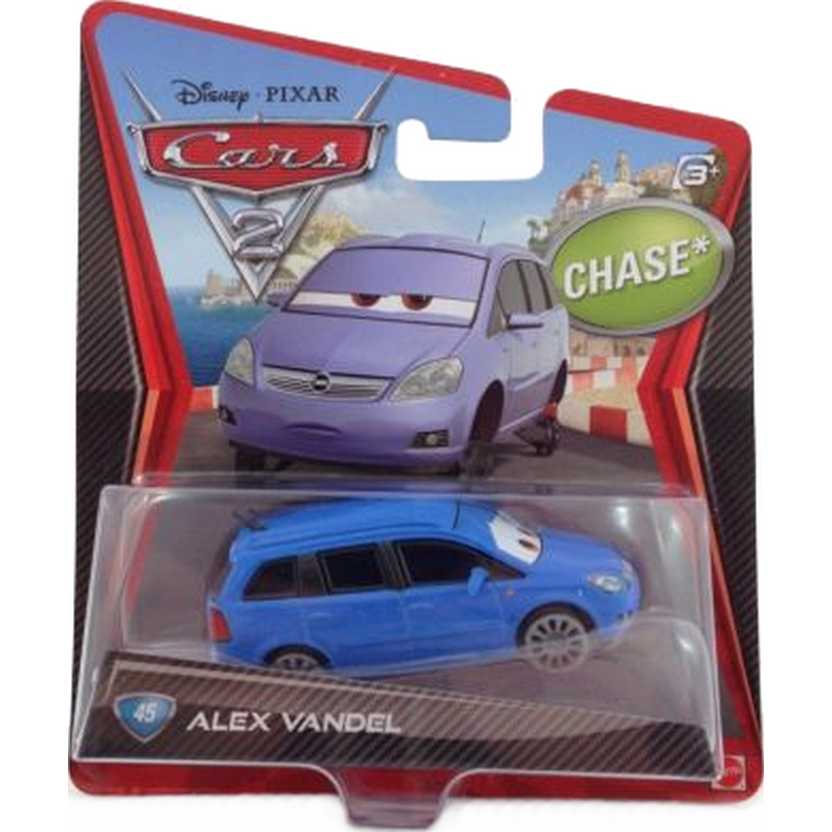 Disney Pixar Cars 2 Alex Vandel número 45 Opel Zafira ( CHASE )