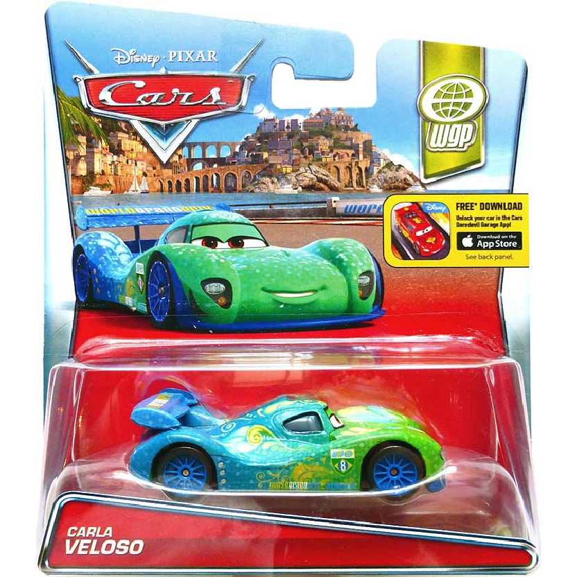 Disney Pixar Cars Carla Veloso (Brasil) Carros escala 1/55 WGP número 8/13