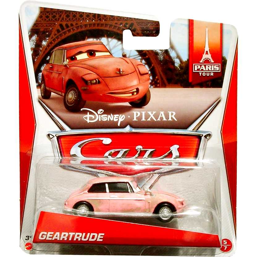 Disney Pixar Cars Paris Tour Geartrude 5/7 escala 1/55