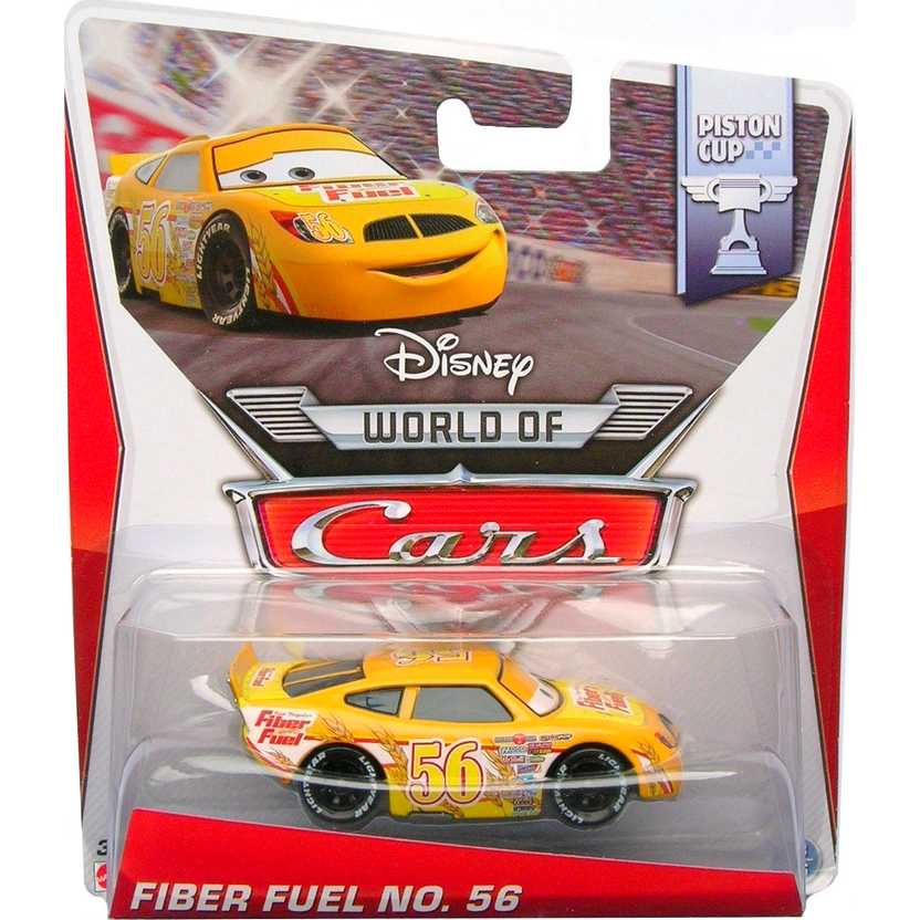 Disney Pixar Cars Piston Cup Fiber Fuel número 56 13/16 Mattel escala 1/55