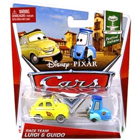 Disney Pixar Cars Retro 2013 FI Festival Italiano 2/3/10 Luigi & Guido