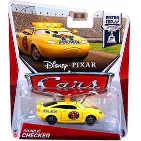 Disney Pixar Cars Retro PC Piston Cup 12/18 Charlie Checker