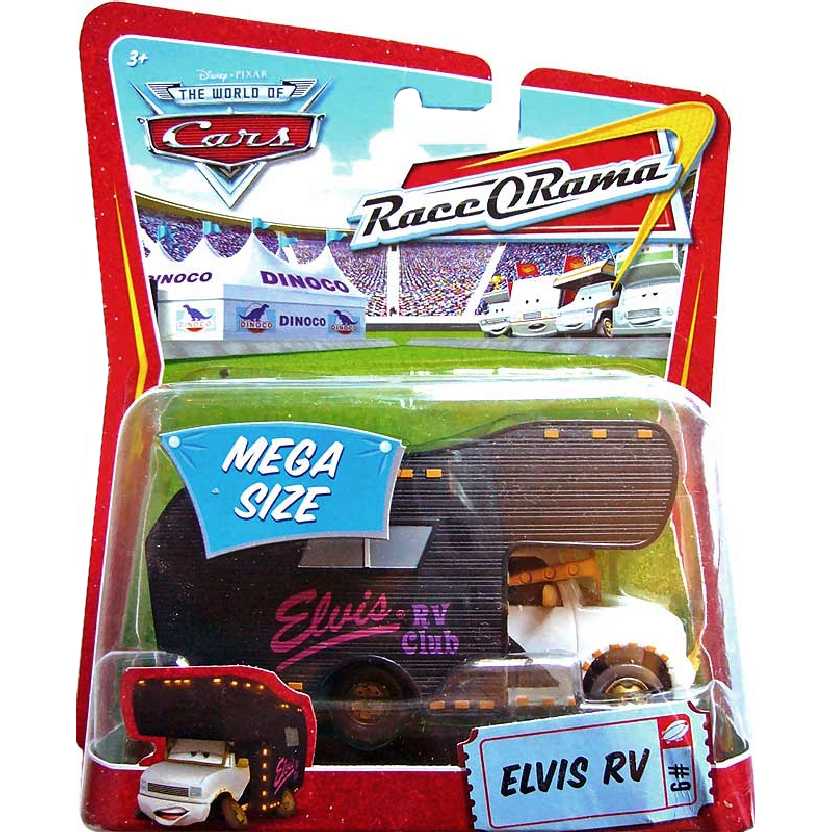 Disney Pixar The World of Cars Trailer deluxe Elvis Presley RV Race O Rama #6 escala 1/55